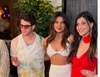 Birthday Bash! Priyanka Chopra And Nick Jonas Attend Cousin Mannara Chopra Birthday Party. 