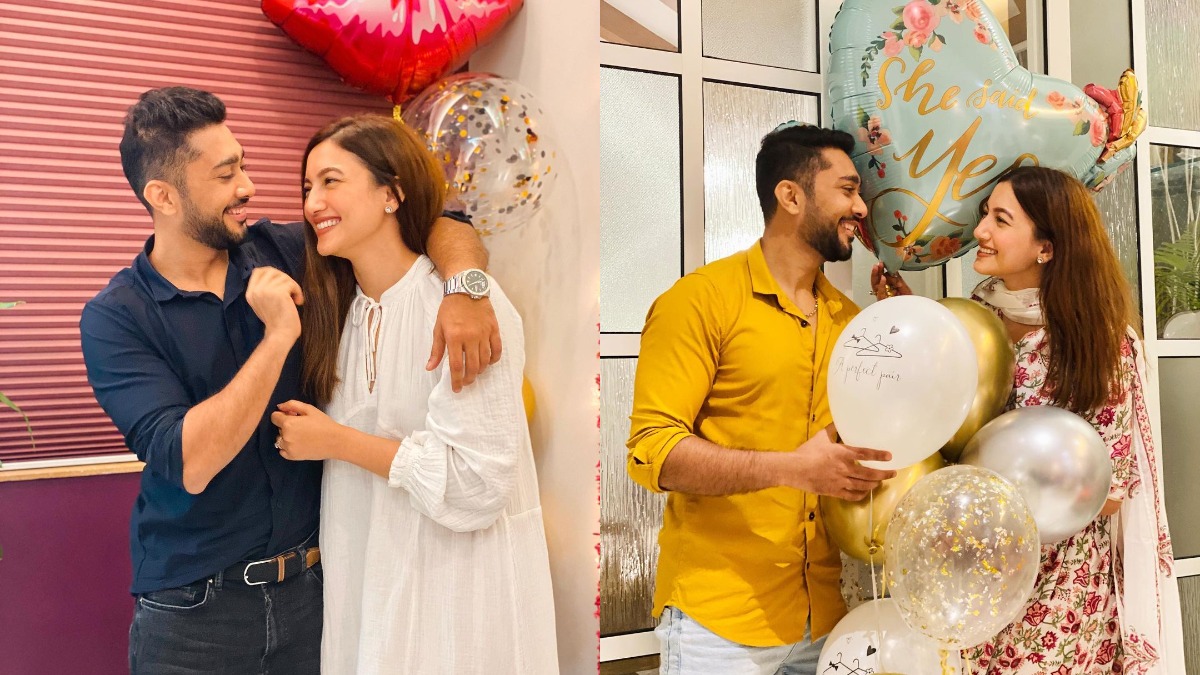 Buzzing Time! Beloved Couple Gauahar Khan And Zaid Darbar Attend Ramayan Fame Couple’s Daughter’s Birthday Celebration.