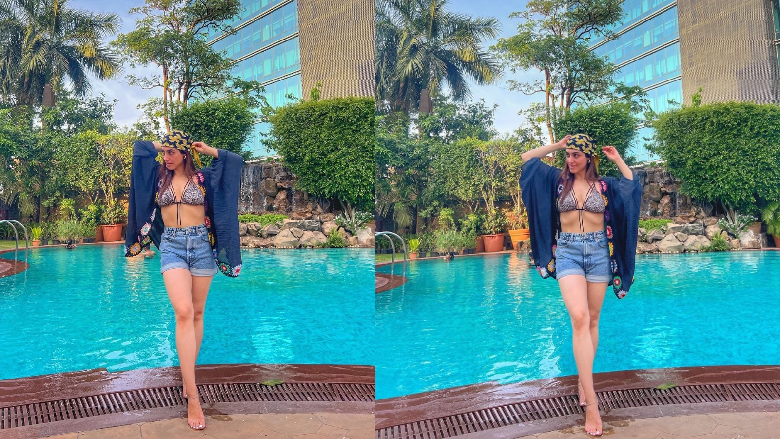 Style Diva Delbar Arya's Viral Bikini Top Snap: Actress Unveils Exclusive Styling Secrets!