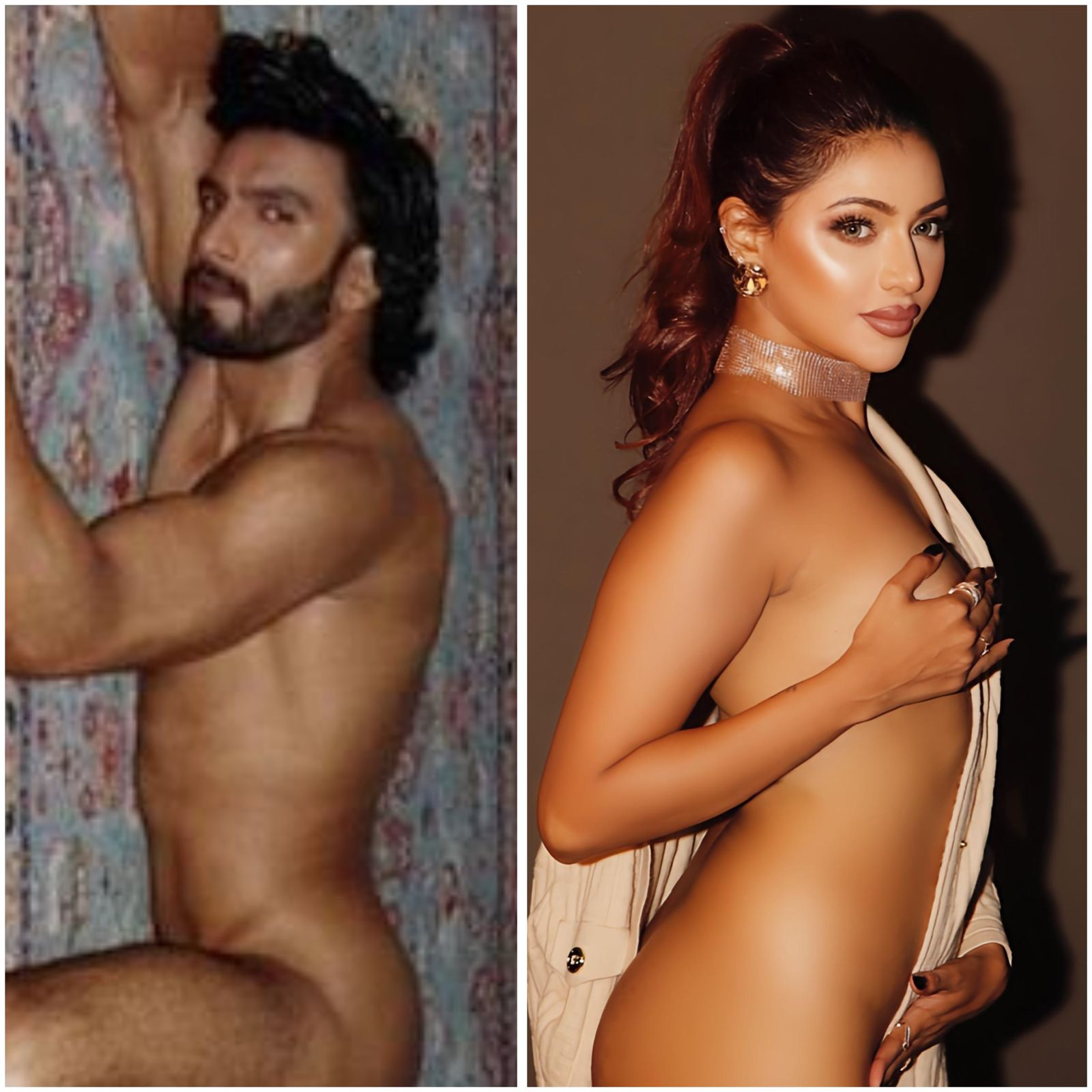 Nikkita Ghag breaks the internet by going Bold for her Photoshoot, reminds us of Ranveer Singh's controversial butt naked shoot for paper magazine