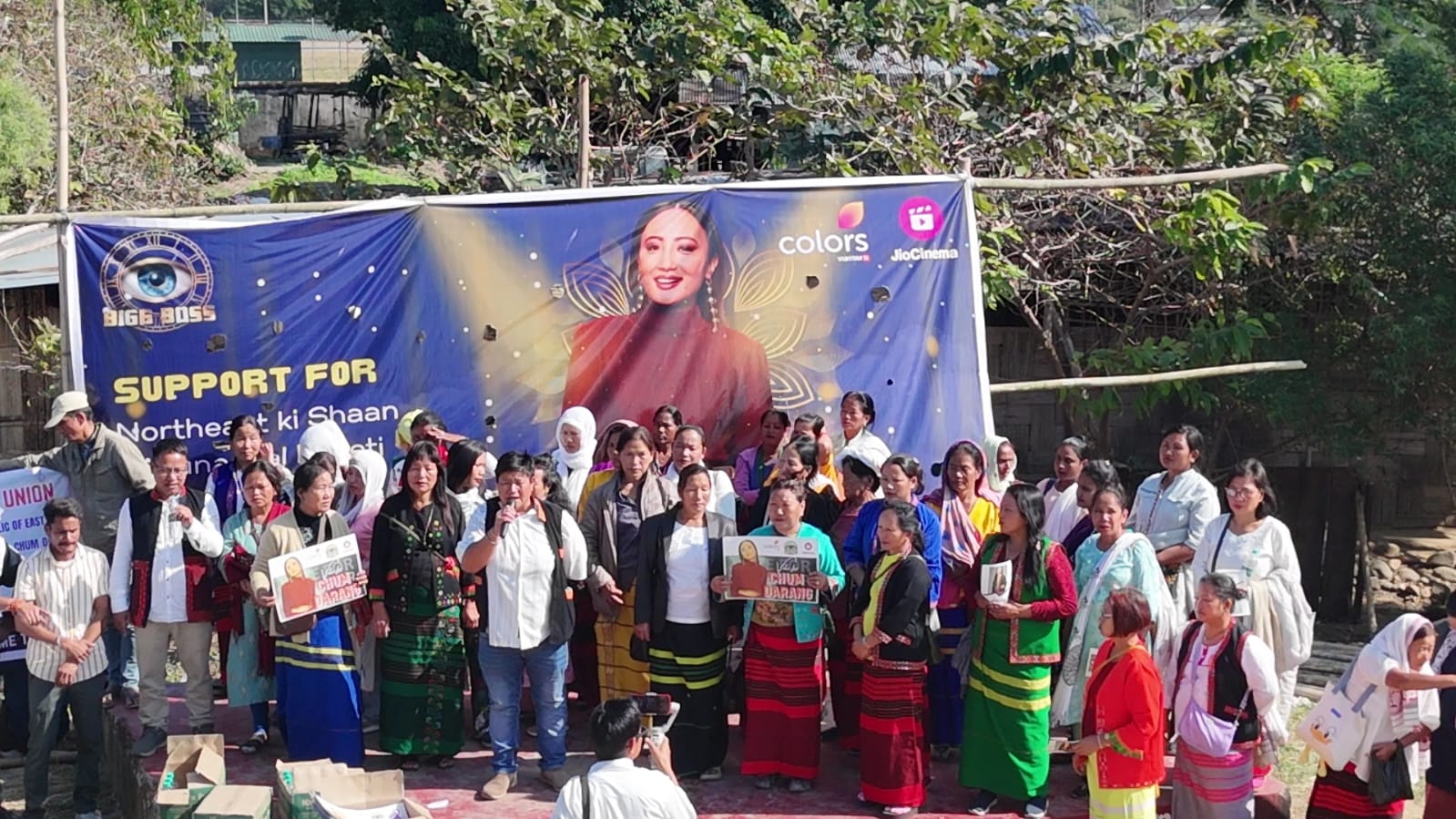 Bigg Boss 18: Chum Darang Receives Massive Support from Arunachal Pradesh As People Rally on road for her support ahead of Bigg Boss 18 Finale