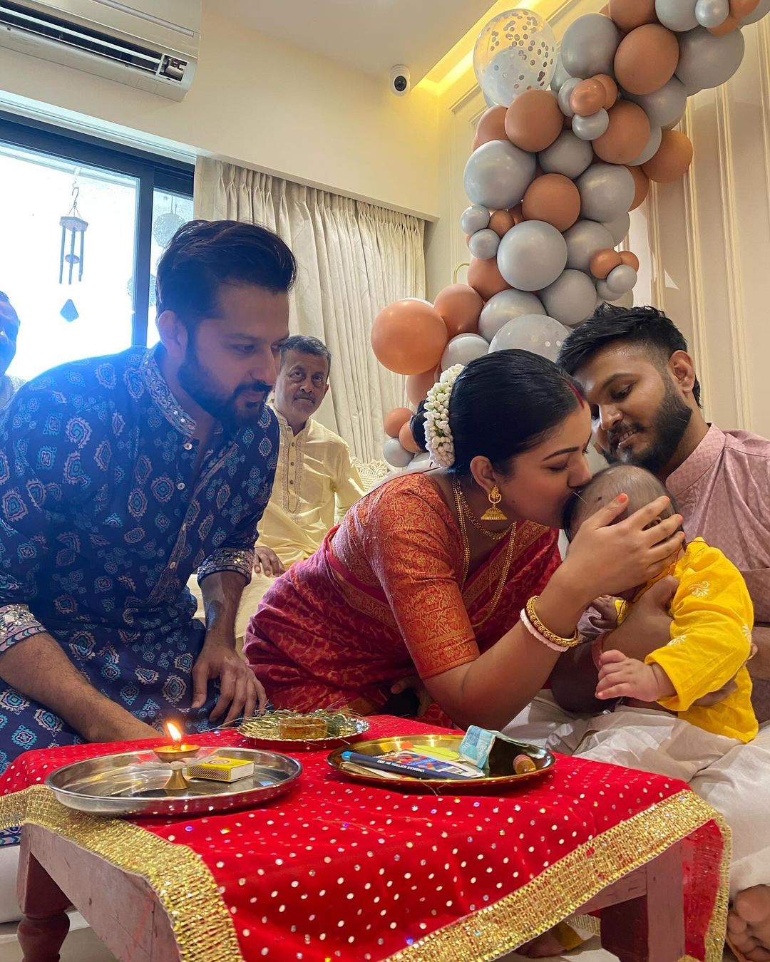 Exclusive! Most Charming Couple In The Television Industry Ishita Dutta And Vatsal Sheth Celebrated Their Little Cute Bundle’s Annaprashan Ceremony! 