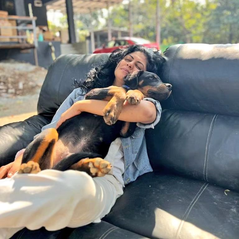 Actress Kavita Kaushik shared a glimpse of her chilling vacation with her prettier pets – Exclusive